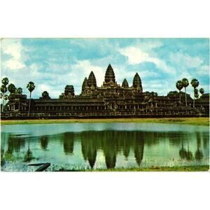 Angkor Wat Siem Reap, Cambodia Postcard